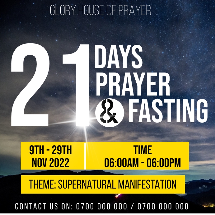 Copy of Fasting poster | PosterMyWall