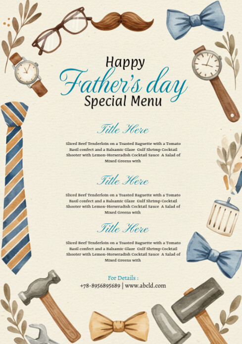 Father's day, event, party Template | PosterMyWall