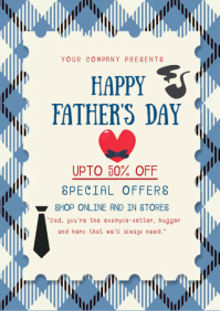 Father's day, event, party A5 template