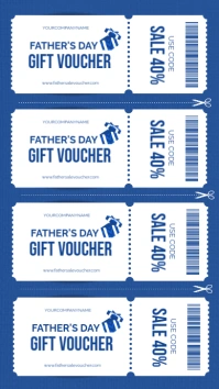 Father's day,sale voucher,party, retail, voucher, coupon Historia de Instagram template