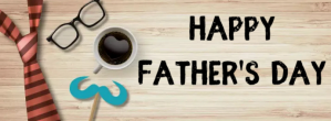 Yellow Father's Day Facebook-coverfoto Template