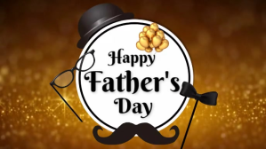 Brown Father's Day Celebration Facebook-covervideo Template