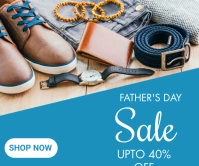 Father's day,event,retail Rectángulo Grande template