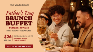 Father's day brunch buffet Publicación de Twitter template