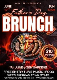 FATHER'S DAY BRUNCH A3 template