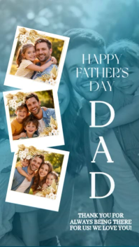 Father's Day Celebration Instagram Story Video template