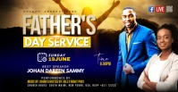 Father's Day Church service editable banner Facebook Group Cover Photo template