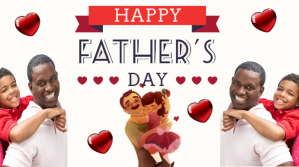 Father's Day Collage Digitalt display (16:9) template