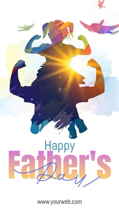 Father's Day Instagram Reel template