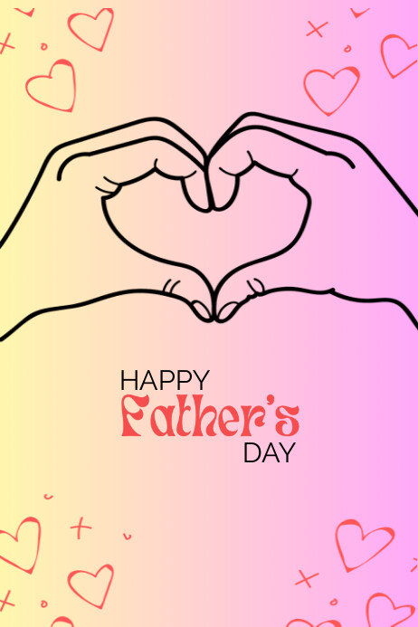 Father's Day Poster template