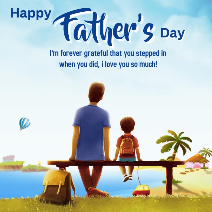 Father's Day Instagram Post Template
