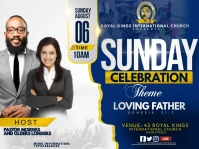 Blue Celebration Father's Day Template Presentation