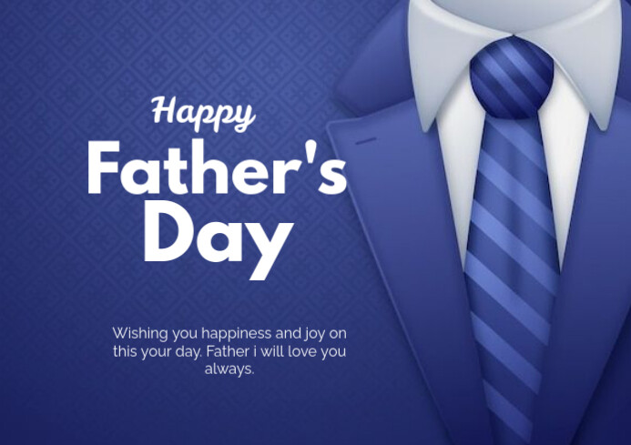 Father's Day A4 template
