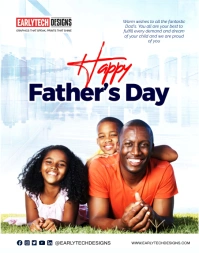 Father's Day Poster/Wallboard template