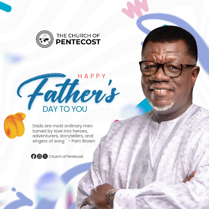 Father's Day Design Template Квадрат (1 : 1)