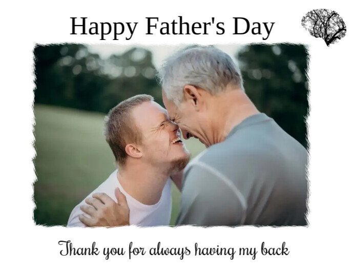 Father's Day Volante (Carta US) template