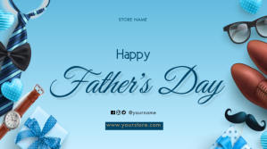 Father's Day Display digitale (16:9) template