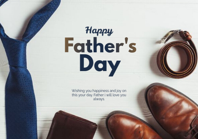 Father's Day A1 template