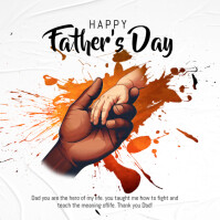 Father's Day Квадрат (1 : 1) template
