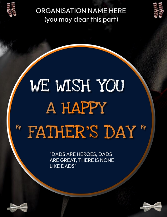 father's day Flyer (US Letter) template