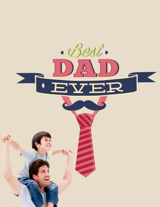 Father's Day Flyer (US Letter) template