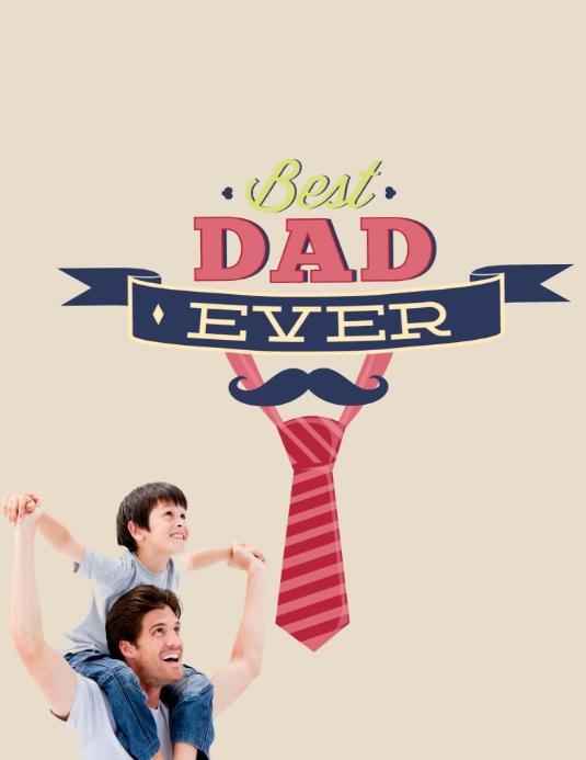 Father's Day Flyer (US-Letter) template