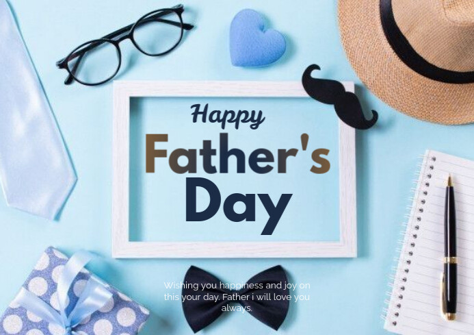 Father's Day A3 template