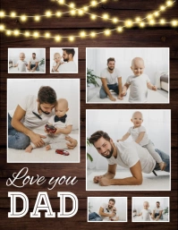 Father's Day Flyer, Happy Father's Day template
