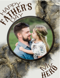 father's day flyer design template