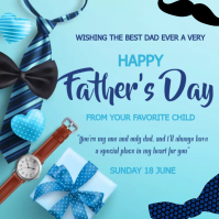 Father's day instagram post. template