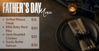 Father's Day Menu ภาพที่แชร์บน Facebook template