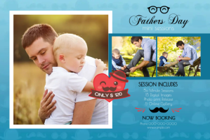 Father's Day Photography Mini Session Tatak template