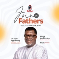 Father's Day Poster Design Template Сообщение Instagram