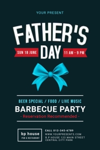 Father's day Poster template