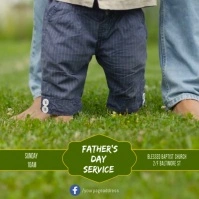 Father's day service Instagram na Post template