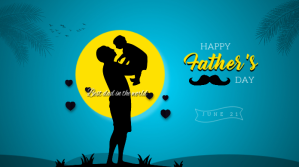 Father's Day social media post Twitter 帖子 template