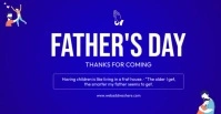 Father's day Sunday service flyer Reklama na Facebooka template