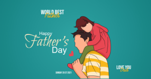 Father's Day template Annuncio Facebook