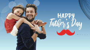 Father's Day template Twitter post Wpis na Twittera