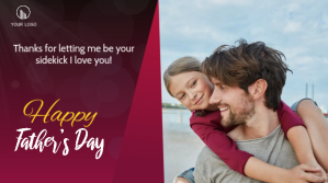 father's day Twitter Post Wpis na Twittera template