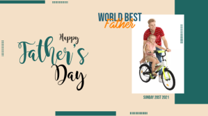 Gul Father's Day wish Twitter Post Template