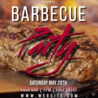 FATHER'S FATHERS DAY party ad TEMPLATE Квадрат (1 : 1)