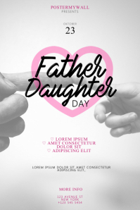 3 630 Daddy Daughter Dance Customizable Design Templates Postermywall