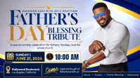 Father’s Day Blessing Tribute Service YouTube-Miniaturansicht template