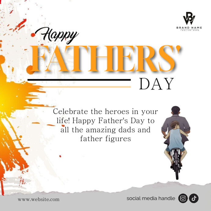Father’s Day 方形(1:1) template