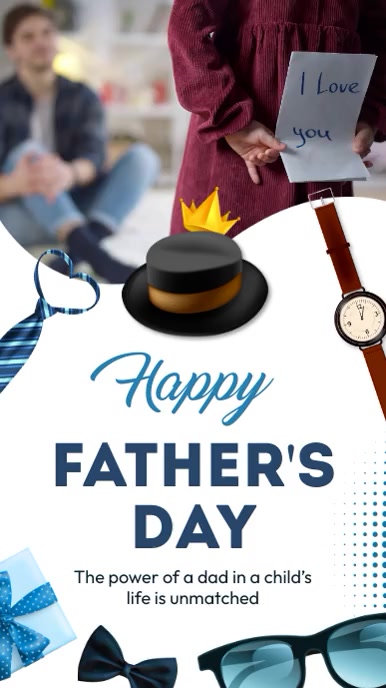 father's day, wish, instagram story template