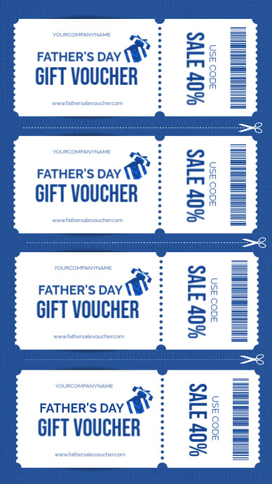 Father's day,sale voucher,party, retail, voucher, coupon Instagram Story template
