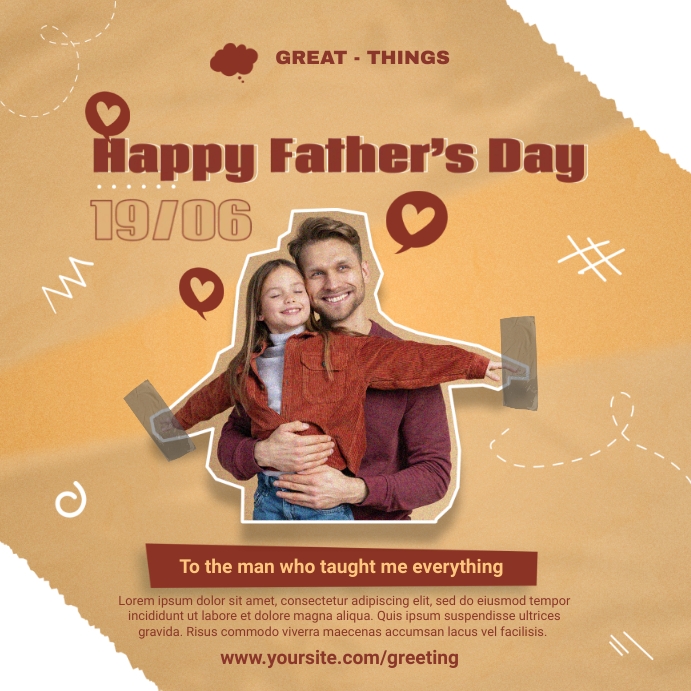 Father's Day AD Template | PosterMyWall