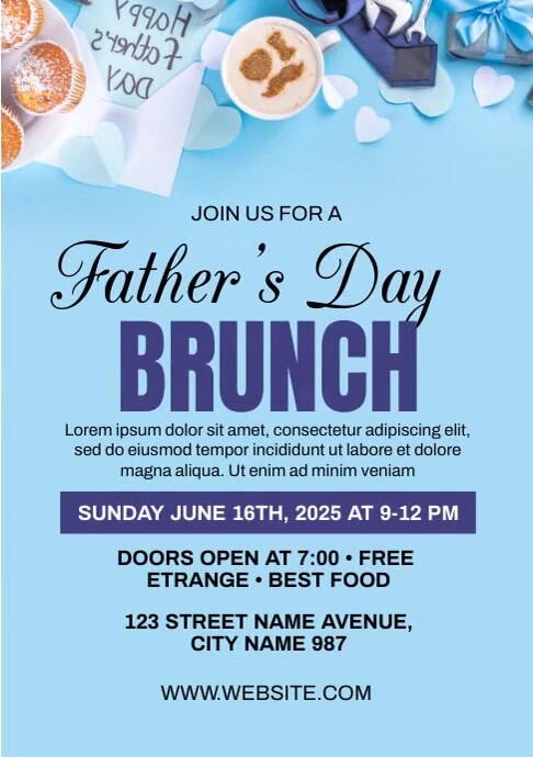 Father's Day Ads Template | PosterMyWall