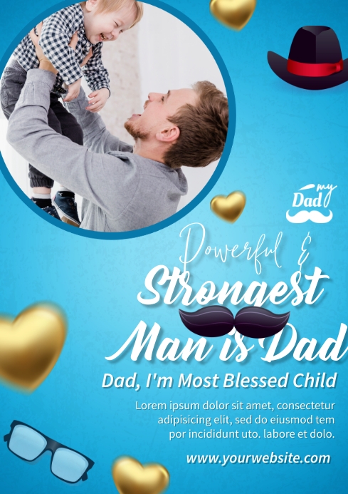 Father's Day Ads Template | PosterMyWall